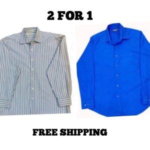 2 MENS DRESS SHIRTS SIZE 16 1/2